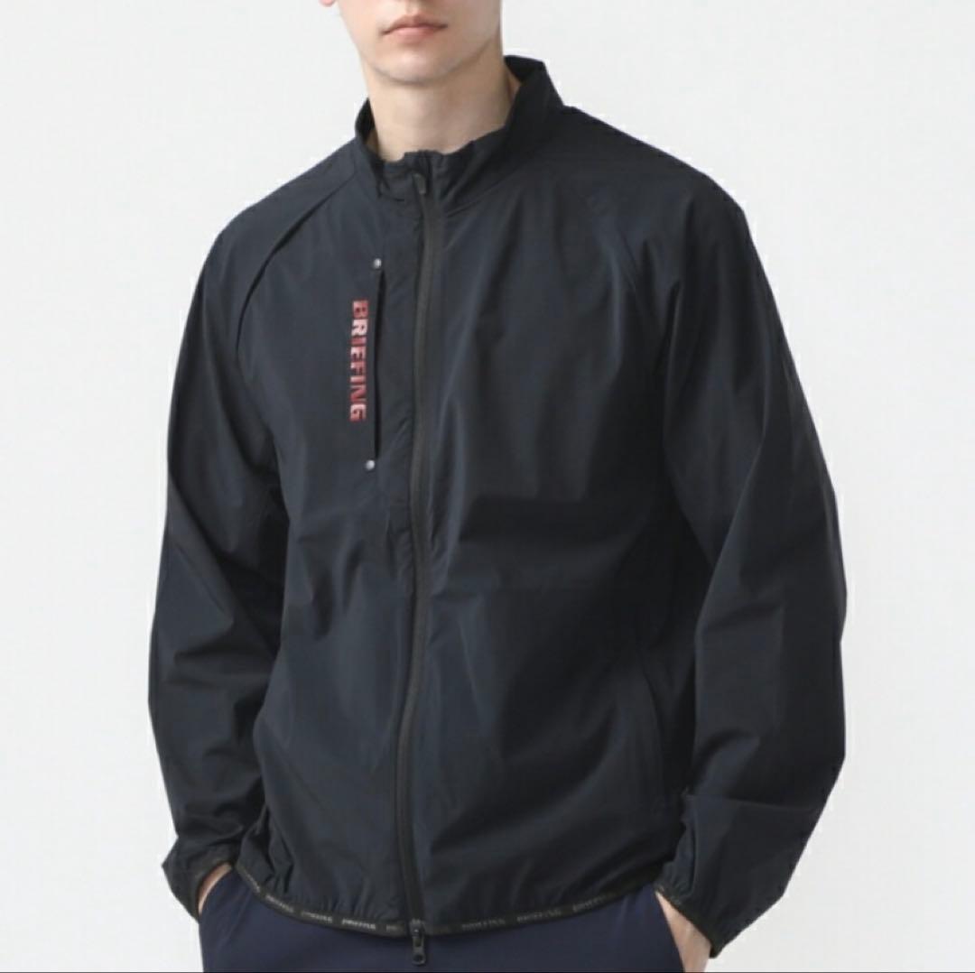 ブリーフィング ゴルフ 黒 MS POCKETABLE WIND BLOUSON