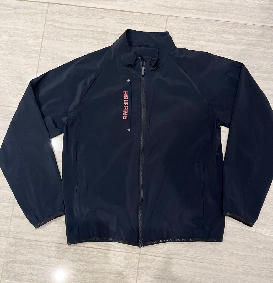 ブリーフィング ゴルフ 黒 MS POCKETABLE WIND BLOUSON