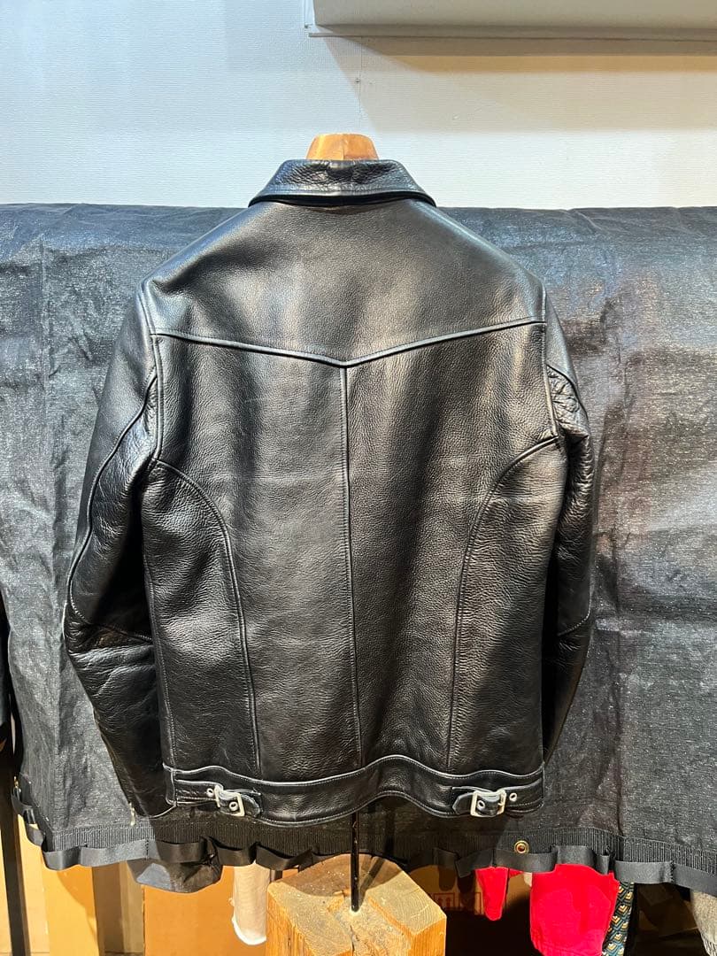 BACKBONE THE CLASSIC ブラックレザーシングルライダース