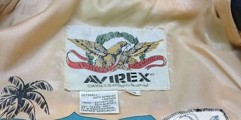 ド*ィ様 AVIREX アヴィレックス ヴィンテージ ライダースジャケット 本革