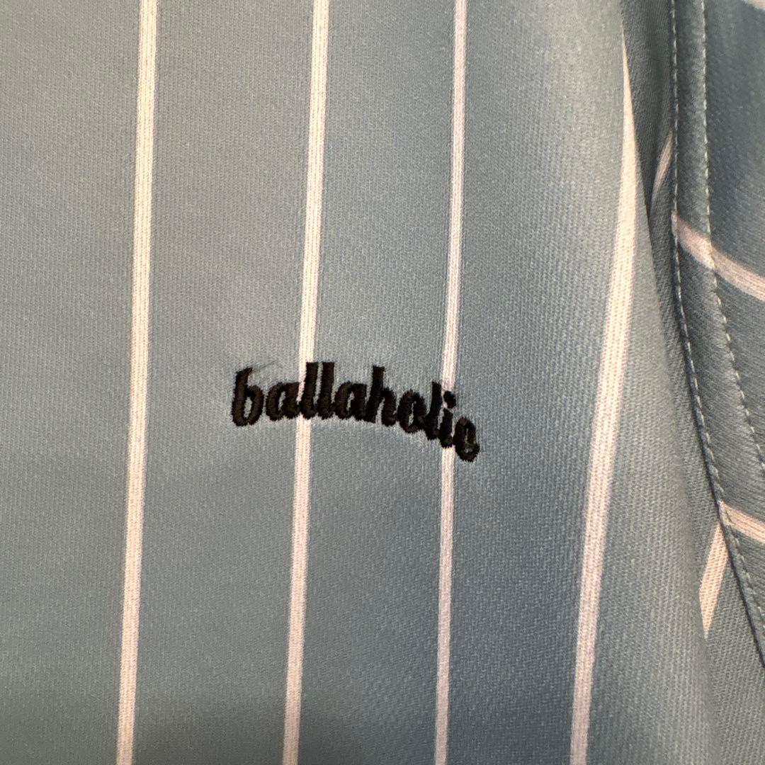 ballaholic ストライプ長袖シャツ L グリーン