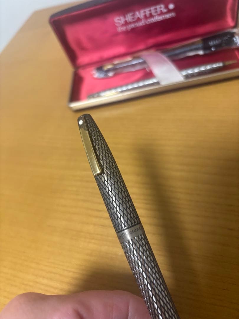 連休価格❤️☆SHEAFFER 万年筆・シャーペンセット　スターリングシルバー
