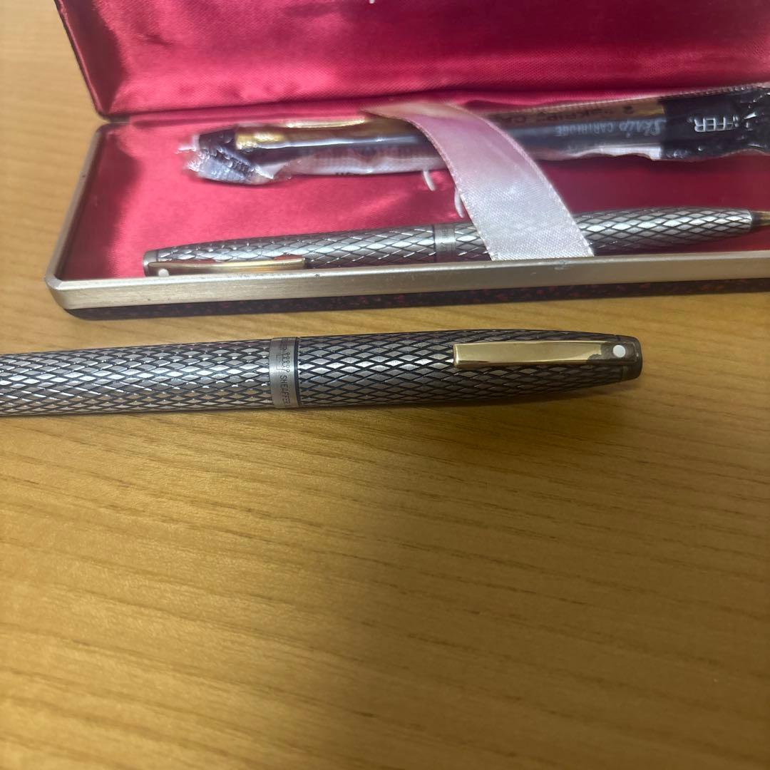 連休価格❤️☆SHEAFFER 万年筆・シャーペンセット　スターリングシルバー