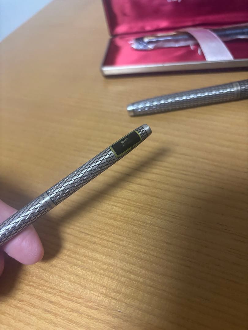 連休価格❤️☆SHEAFFER 万年筆・シャーペンセット　スターリングシルバー