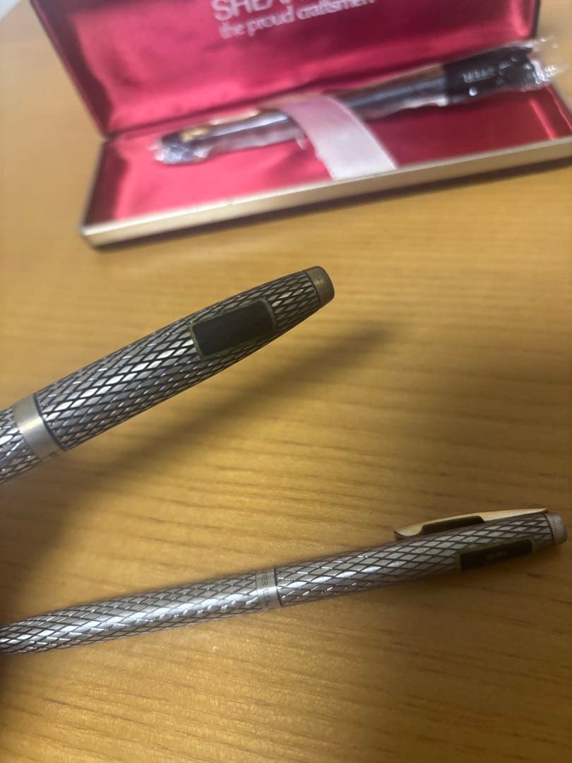 連休価格❤️☆SHEAFFER 万年筆・シャーペンセット　スターリングシルバー