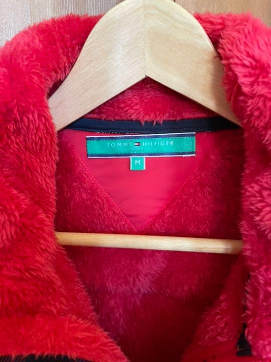 【美品】ボアフリース　チェックジャケット