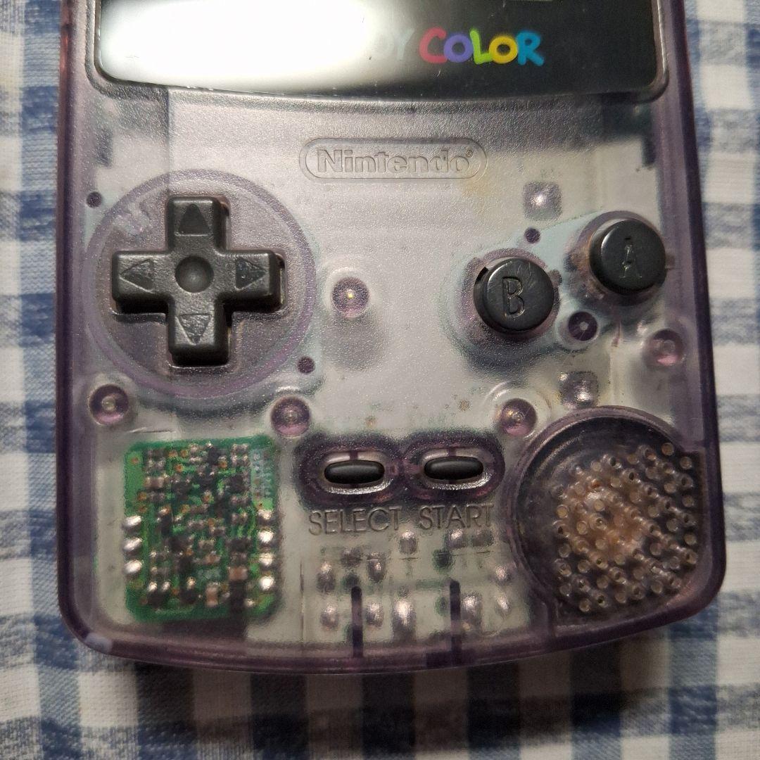 ゲームボーイカラー　本体　GAMEBOYCOLOR　クリアパープル