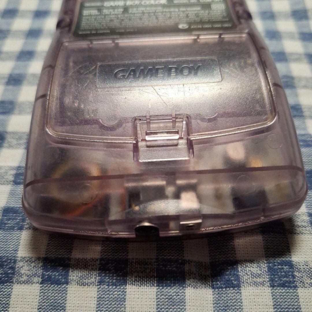 ゲームボーイカラー　本体　GAMEBOYCOLOR　クリアパープル