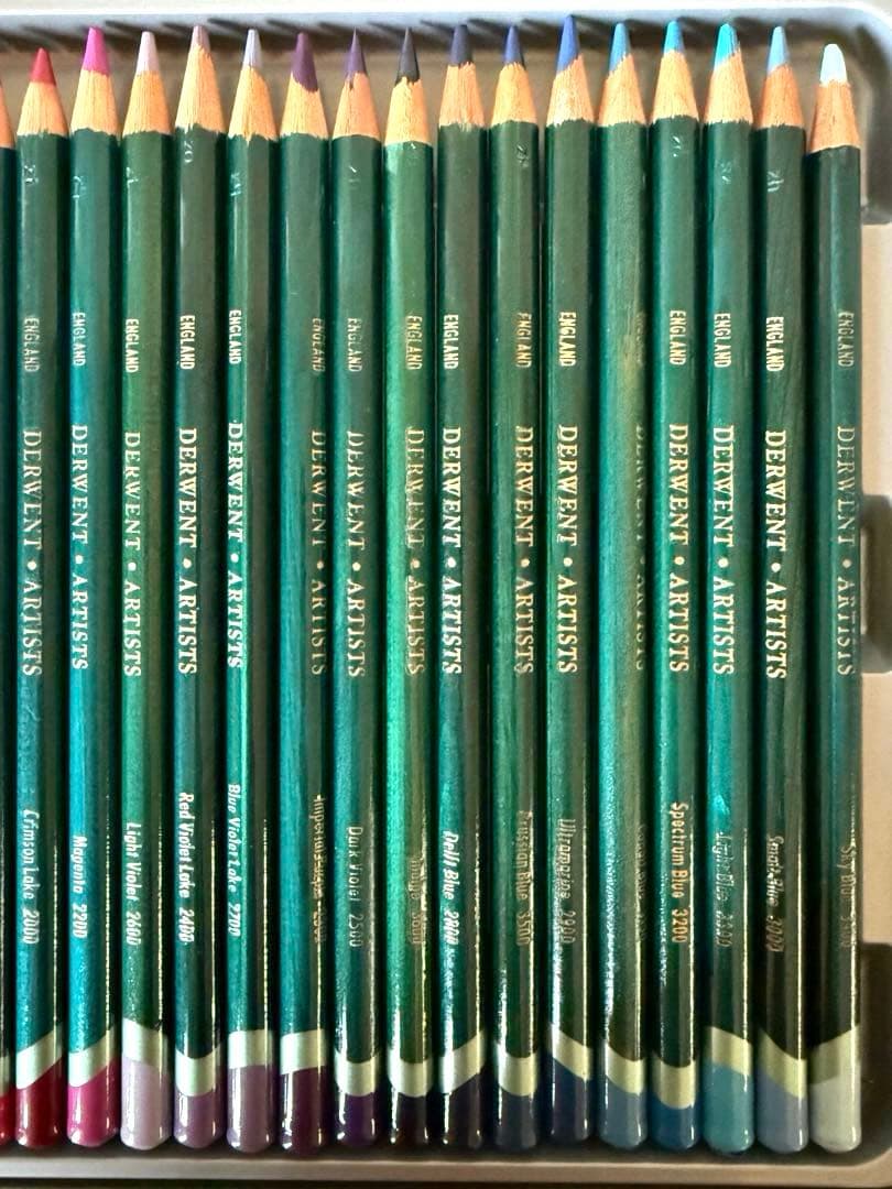 【美品】 DERWENT ARTISTS 72色 色鉛筆セット