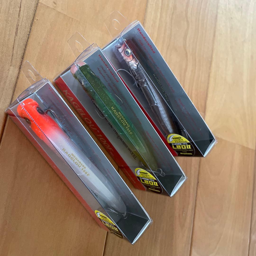 【新品・新色＋】★Megabass★ カゲロウ100F 3個セット
