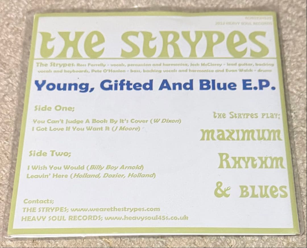 洋楽 THE STRYPES Young Gifted & Blue EP