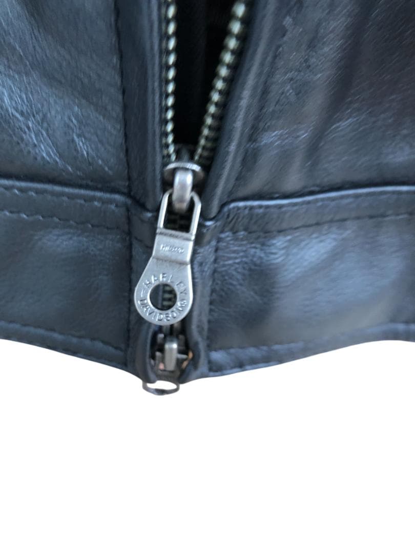 新品 Harley-Davidson 2WAY ライダースレザージャケット L