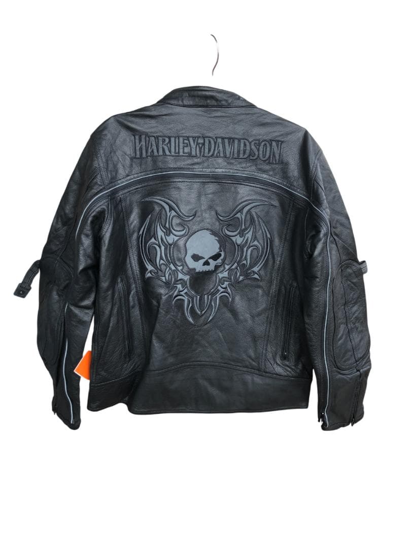 新品 Harley-Davidson 2WAY ライダースレザージャケット L
