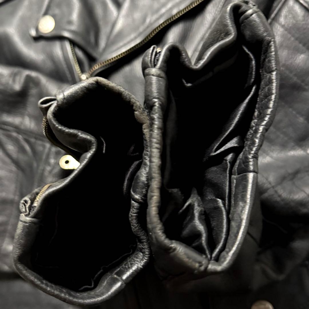 Harley-Davidson XXL ダブルライダース　レザージャケット　黒