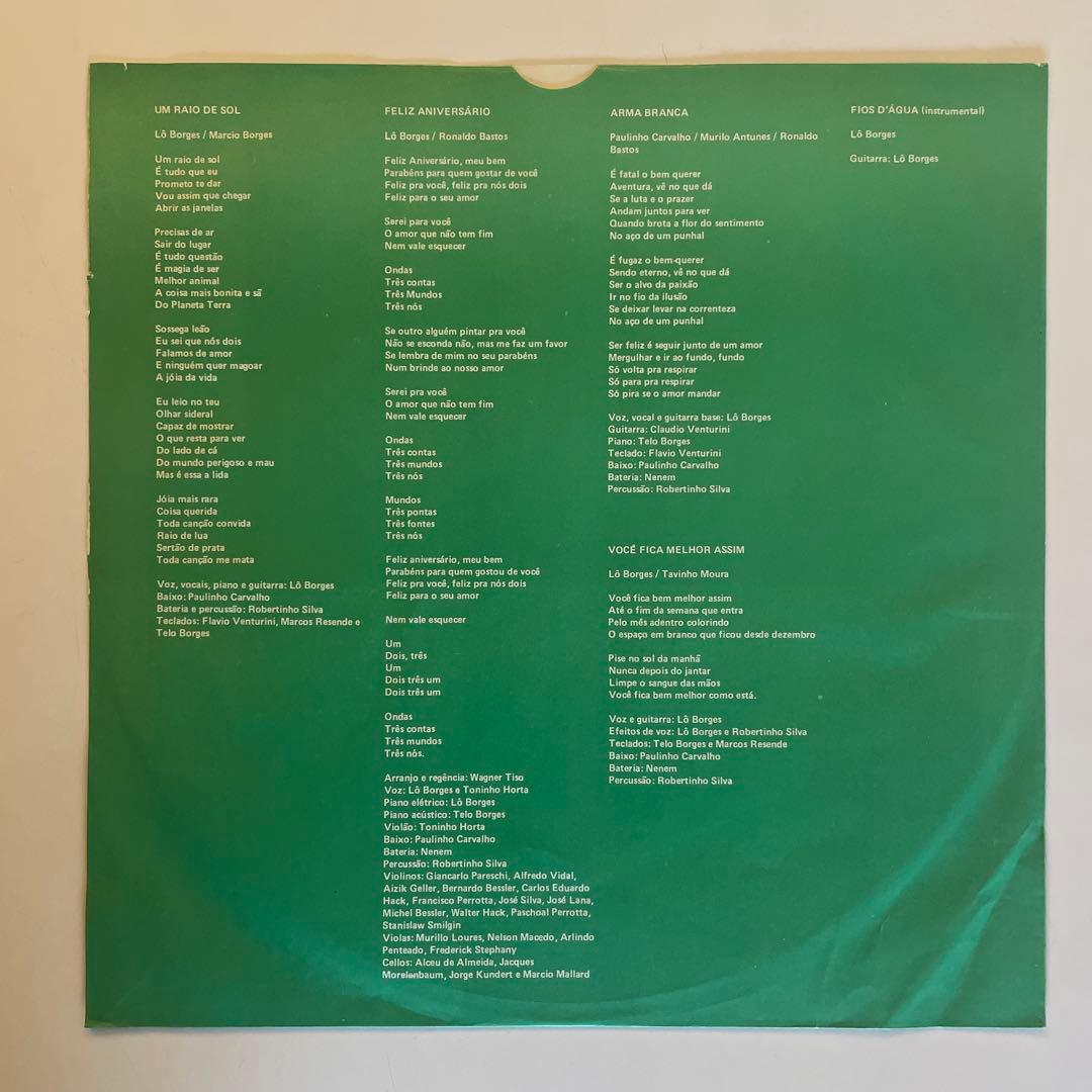 LO BORGES / SONHO REAL 1984 ブラジル盤 レコード