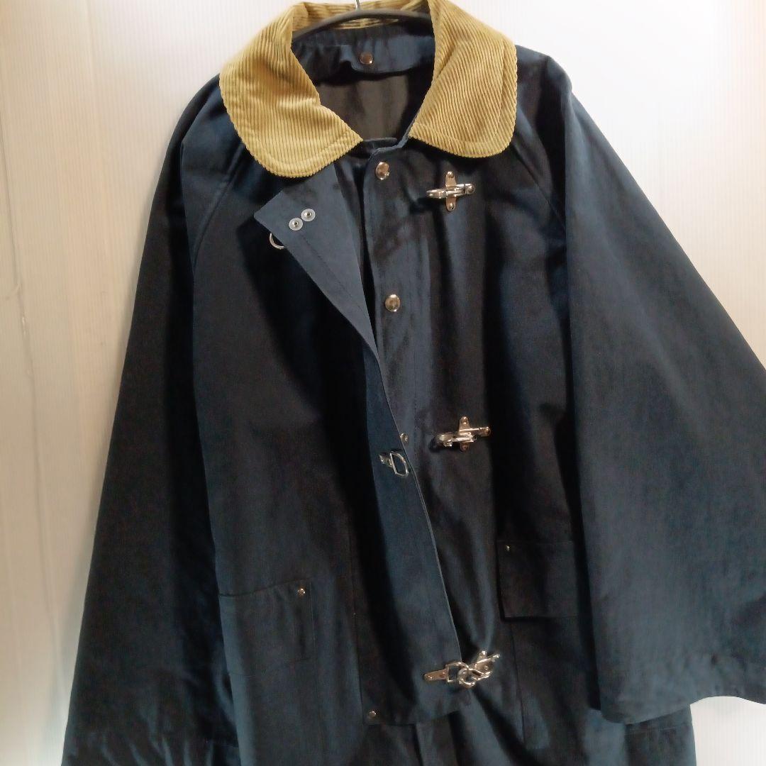 イタリー製　ファイヤーマンコート　Tailor&Sonネイビー L