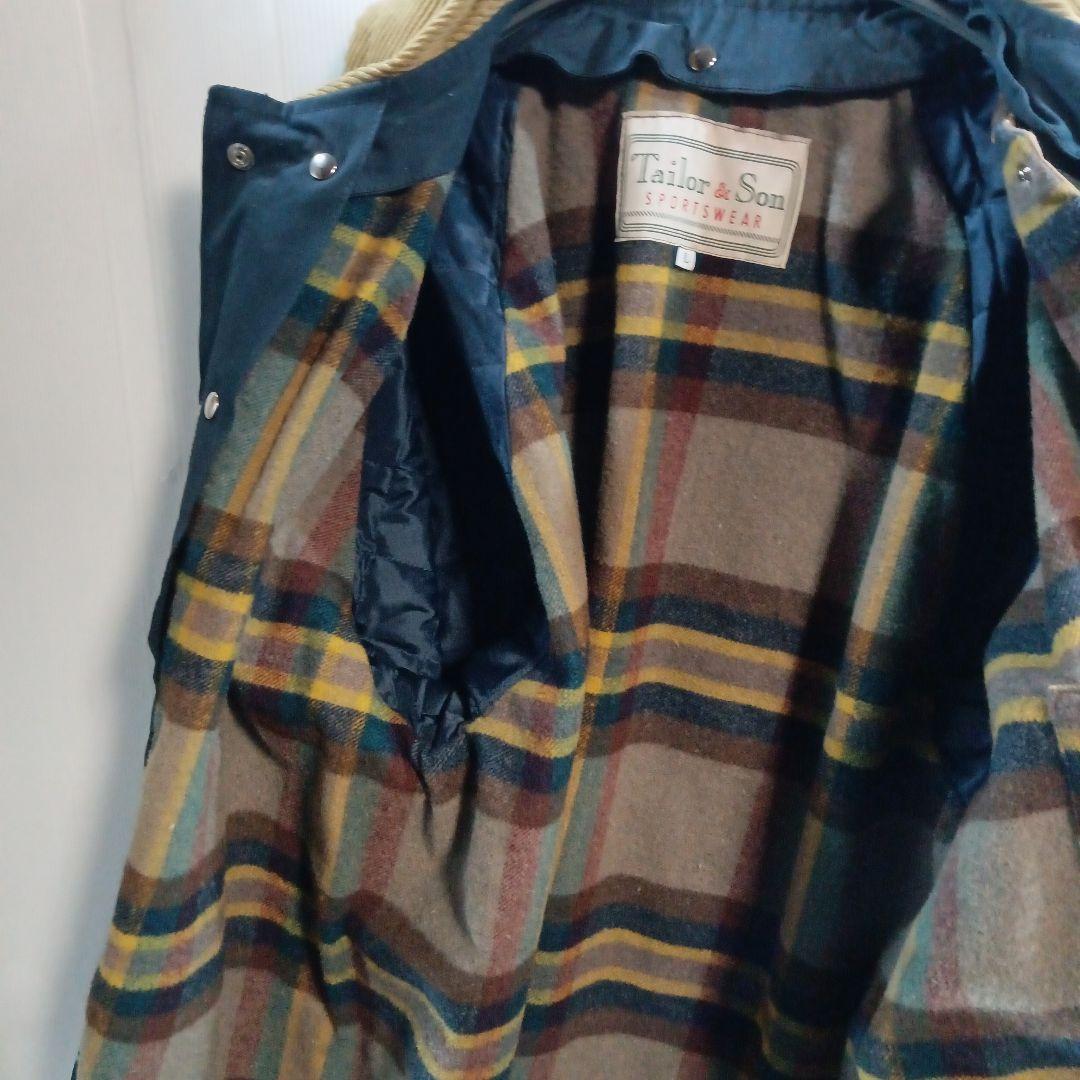 イタリー製　ファイヤーマンコート　Tailor&Sonネイビー L