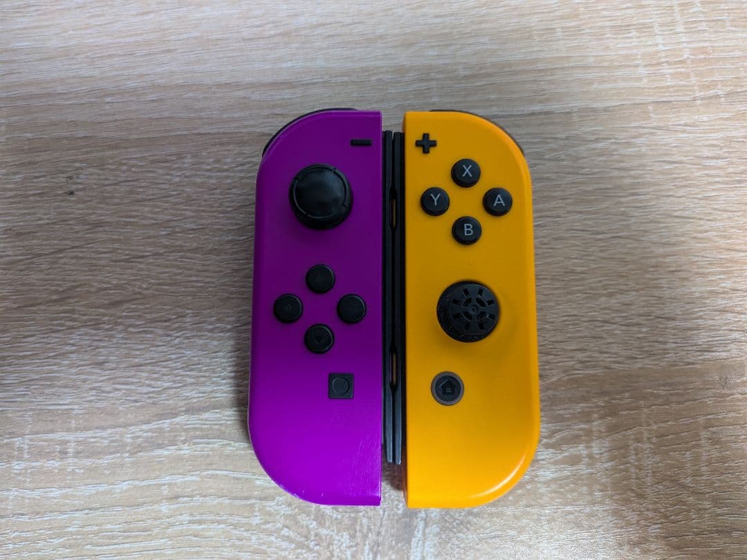 Nintendo Switch 本体 紫、黄Joy-Con※ジャンクです 箱あり