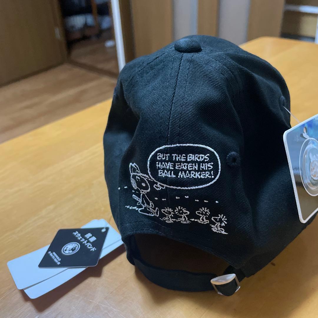 ニューエラ　SNOOPY 黒　マーカー付き　黒　未使用