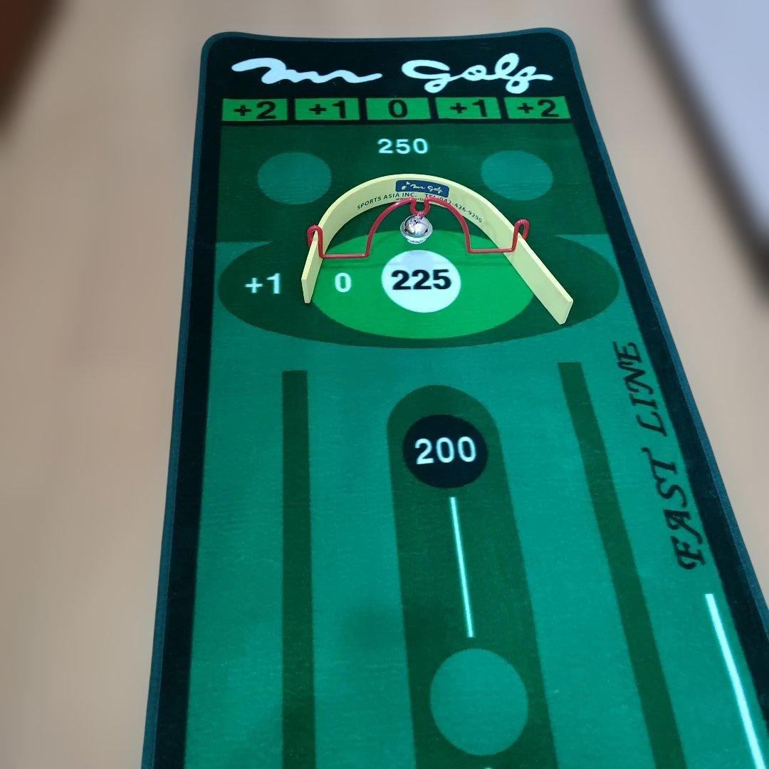 Mr Golf 高級パターマット取説、カバー付き
