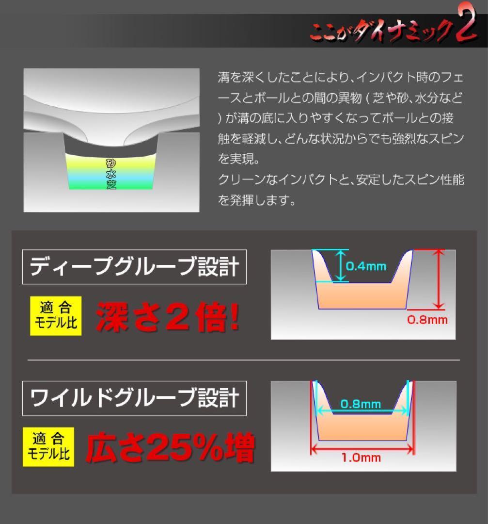 ！2本選べる！世界最強バックスピン！止まって戻って寄せワン連発の激スピンウェッジ
