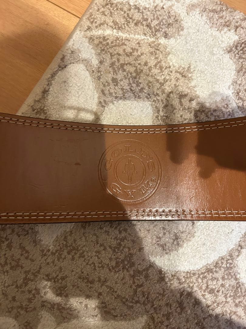GOLD'S GYM ゴールドジム プロレザーベルトL