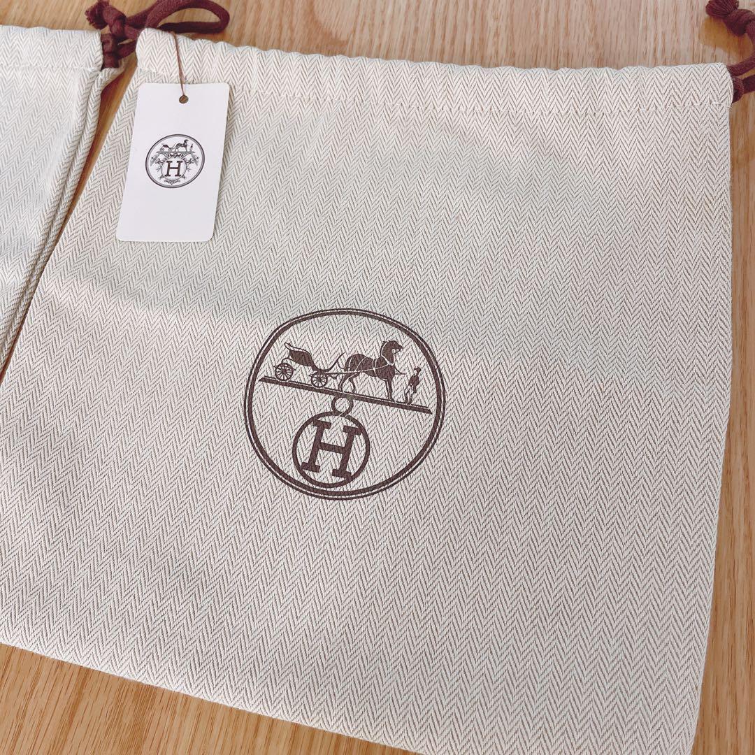 新品　HERMES 保存袋　24×24cm 紙タグ付