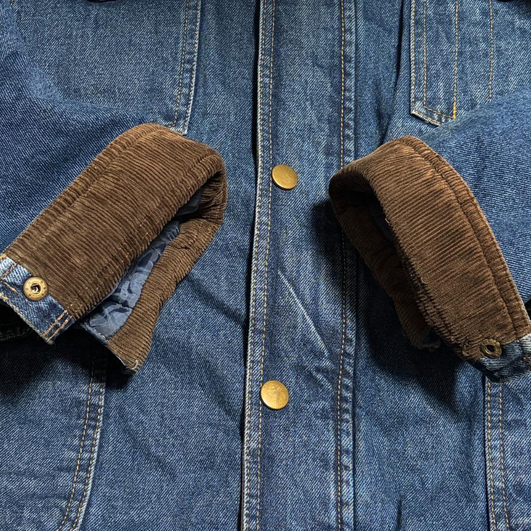 Wrangler デニム ジャケット 襟コーデュロイ 裏ボア