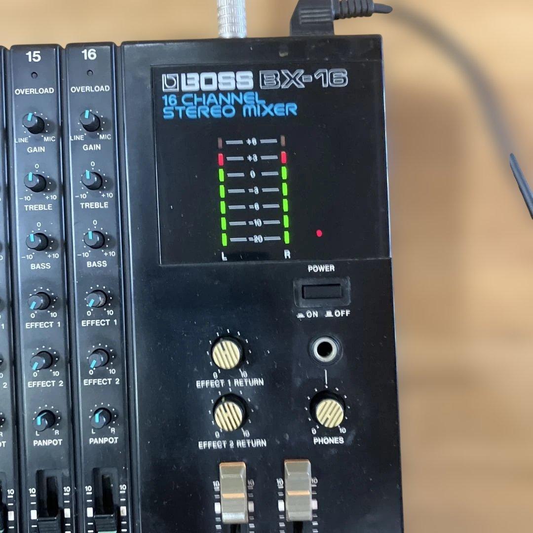 【ジャンク】 BOSS BX-16 16CHANNEL STEREO MIXER