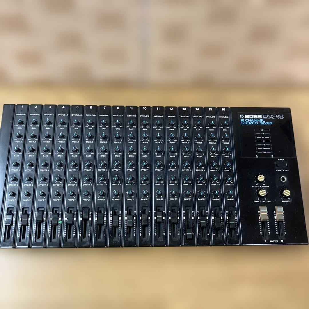 【ジャンク】 BOSS BX-16 16CHANNEL STEREO MIXER