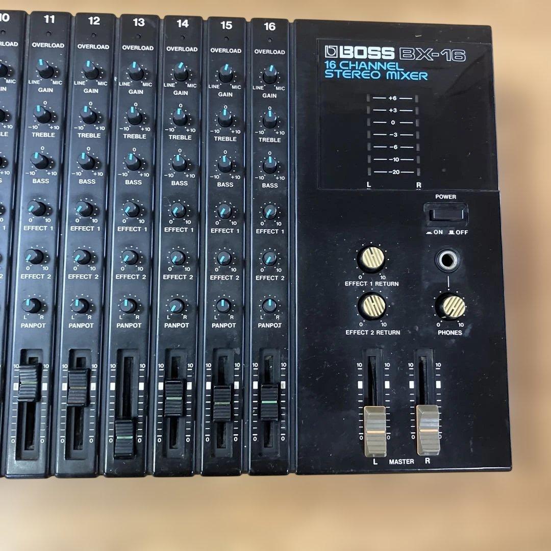【ジャンク】 BOSS BX-16 16CHANNEL STEREO MIXER