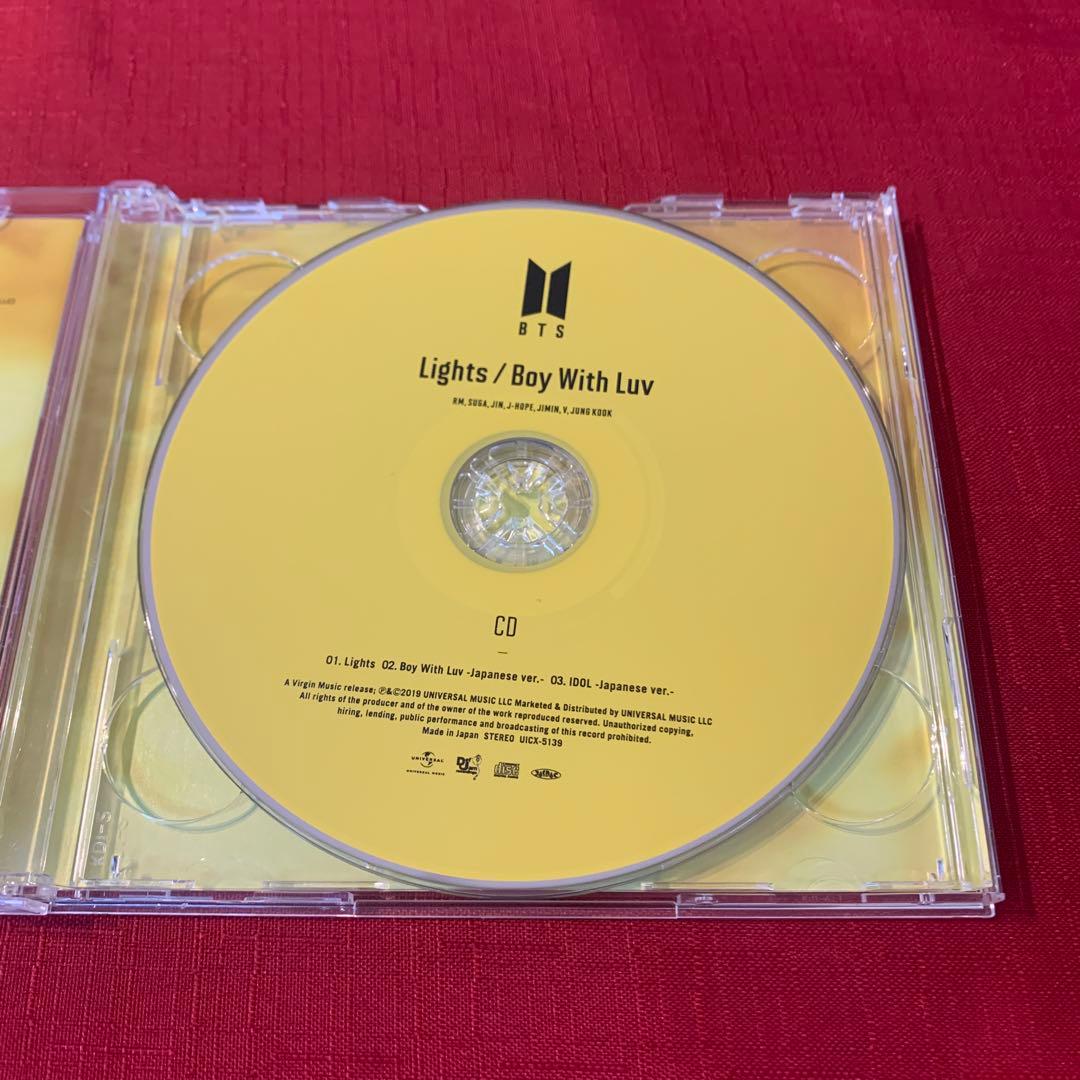 希少 レア サイン入り BTS Lights Boy with luv