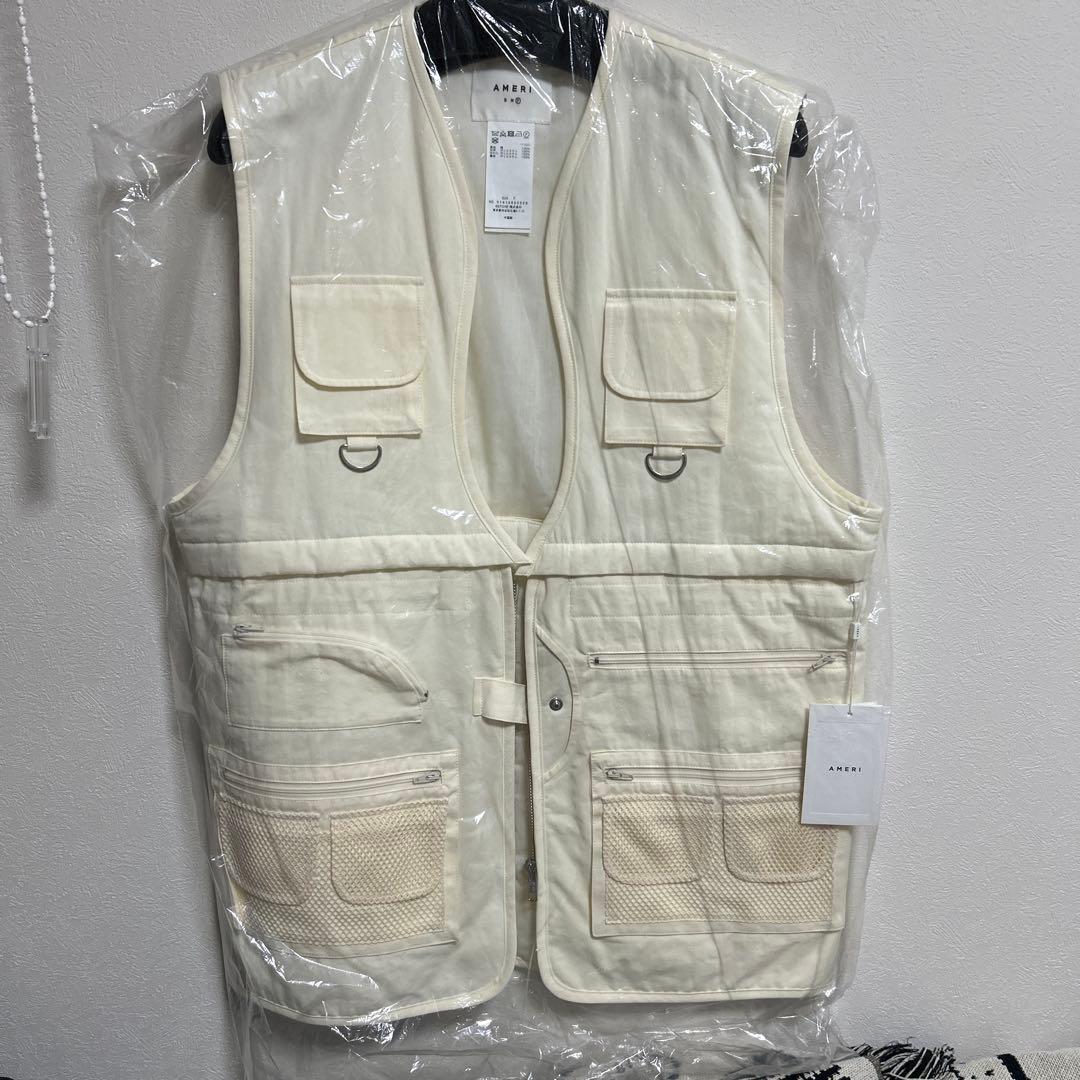 amerivintage 2WAY FISHING VEST 白