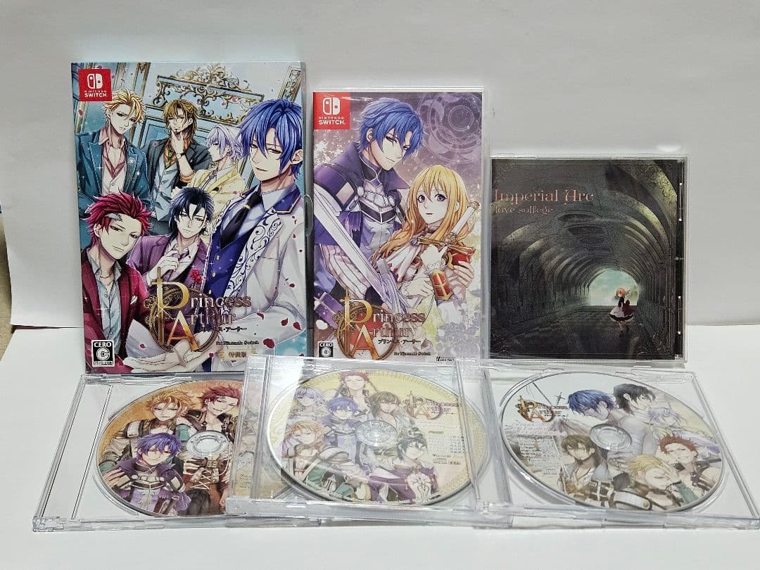 Princess Arthur Switchソフト特装版、CD4枚