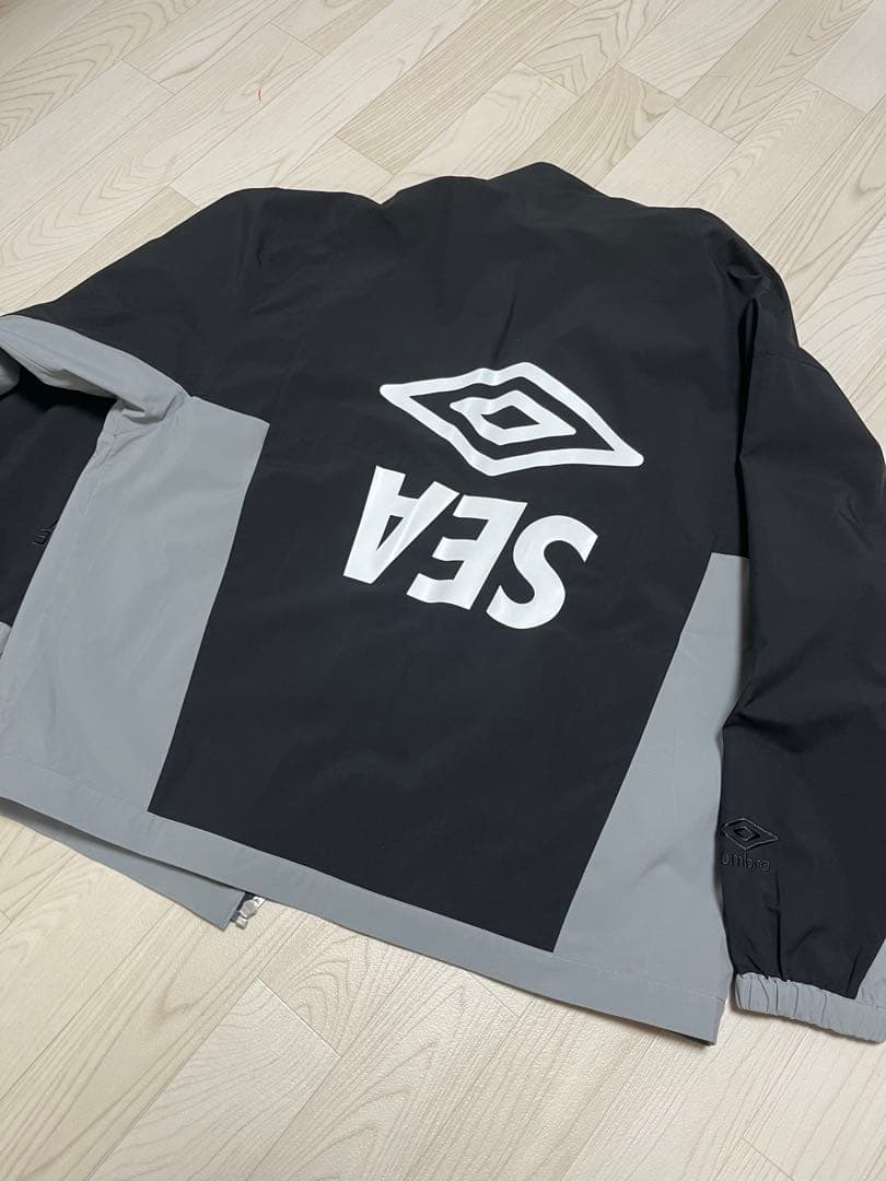 Umbro×Wind and seaウィンドブレーカー ブラックMサイズ
