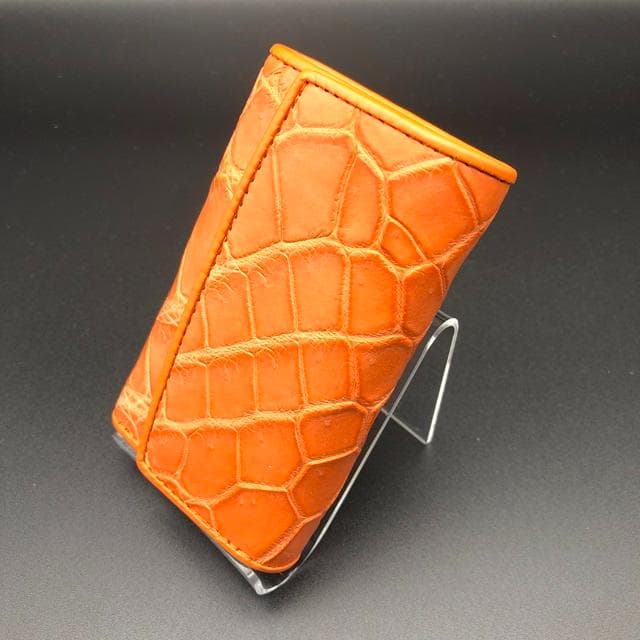 断捨離価格　受注生産品　本物クロコ　シャム　クロコダイル　キーケース OR