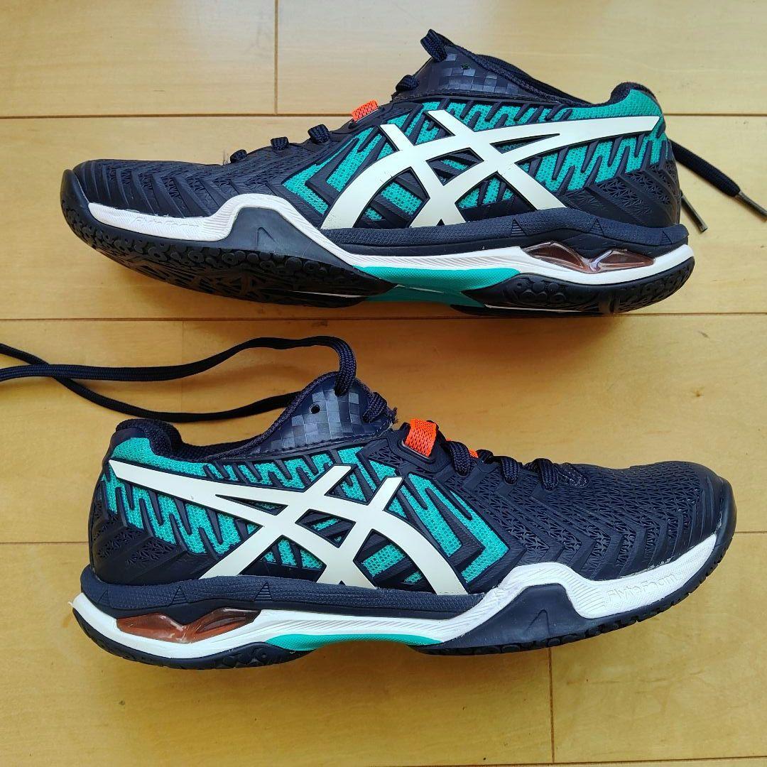 asics　バドミントンシューズ　24.0cm ネイビー