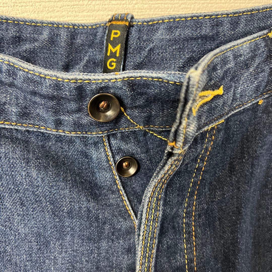 【美品】EVIS エヴィス　PMG ボタンフライデニムパンツ　メンズ　36