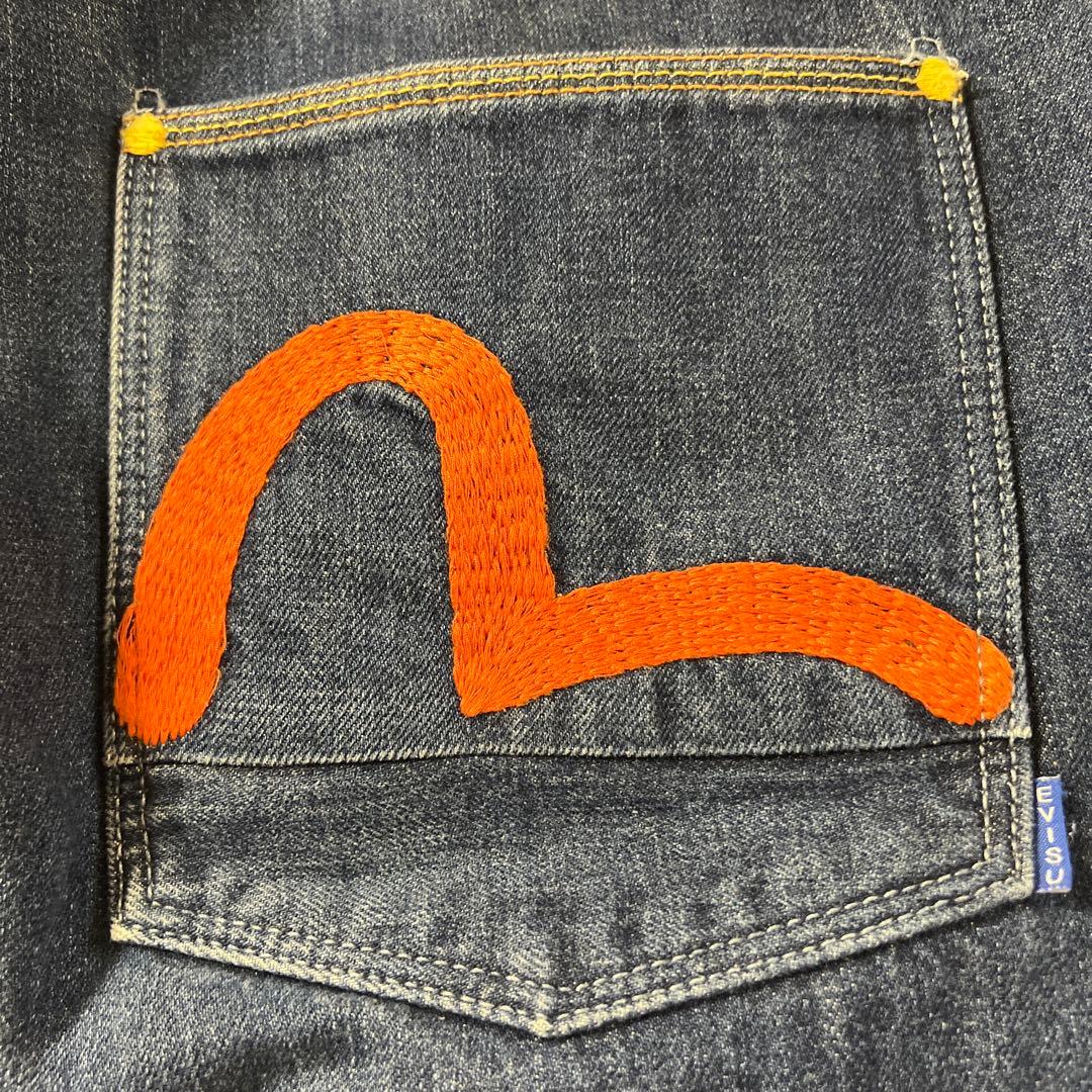 【美品】EVIS エヴィス　PMG ボタンフライデニムパンツ　メンズ　36