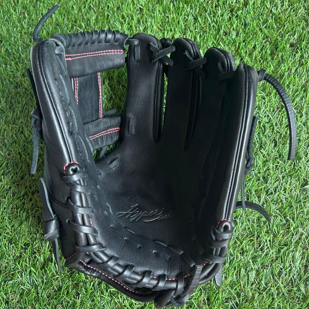 【美品】Rawlings 軟式グローブ ブラック×ピンク