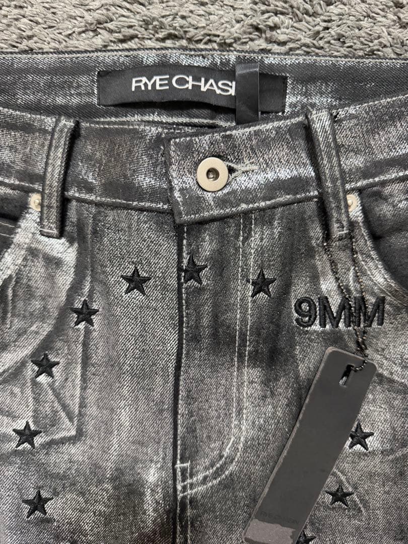 【Swag】【OPIUM】RYE CHASIN シルバーコーティングフレアデニム