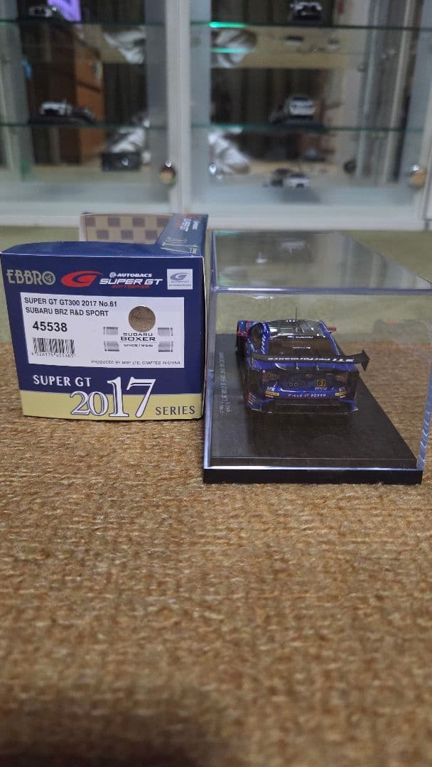 1/43 エブロ スバル BRZ R&D Sport GT300 2017