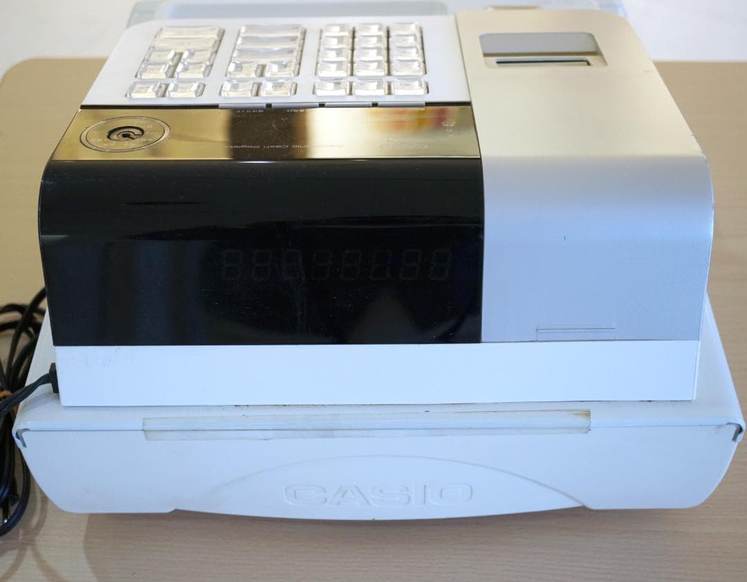 CASIO SE-S30 レジスター動作確認済 鍵付き　レシート印字OK　店舗用