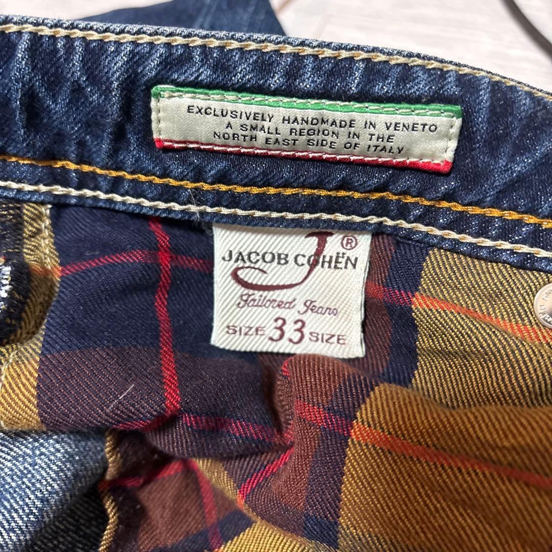 イタリア製 JACOBCOHEN ヤコブコーエン 622デニム33ボタン