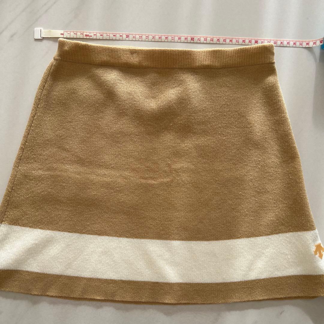 DESCENTE ゴルフ セーター（S）・スカート（M）セット