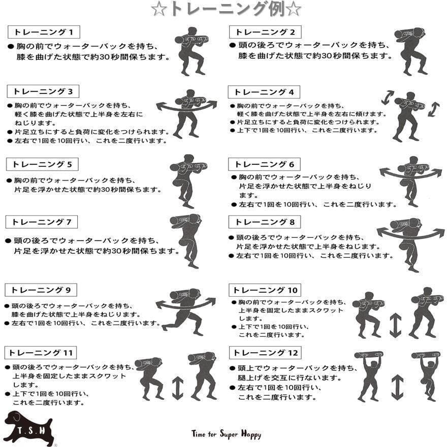 【たーちゃん様３点】　１０ｋｇ　ウォータートレーニングバッグ　専用フットポンプ付