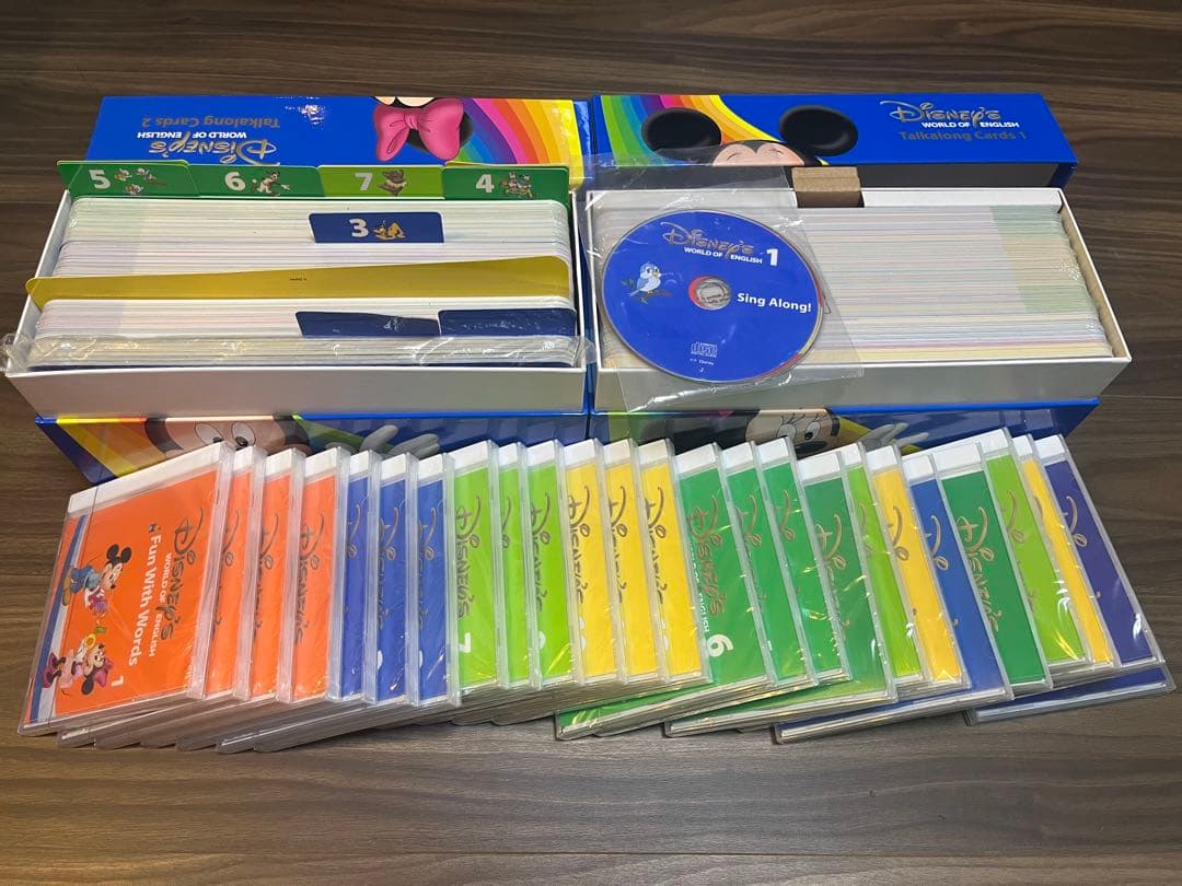 お値下げしました［DWE］ディズニー 教育DVD・CD・おもちゃセット