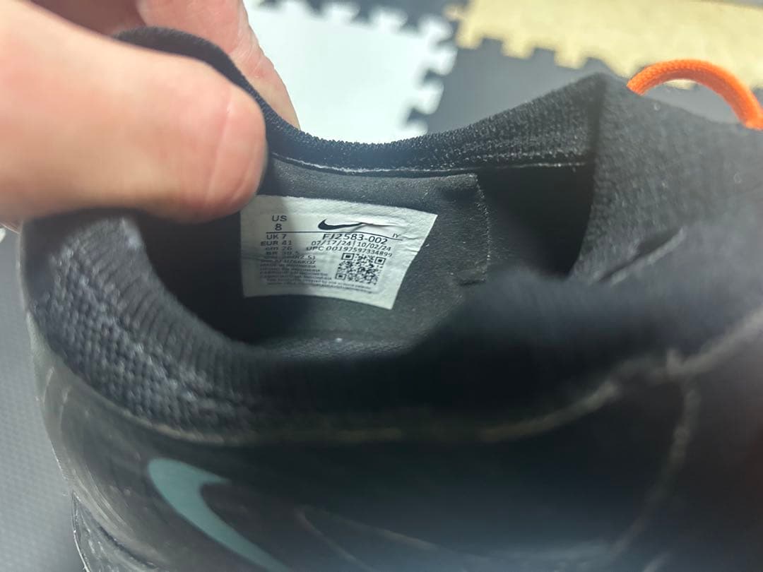 Nike Phantom GX Pro TF ブラック　26.0 オレンジ