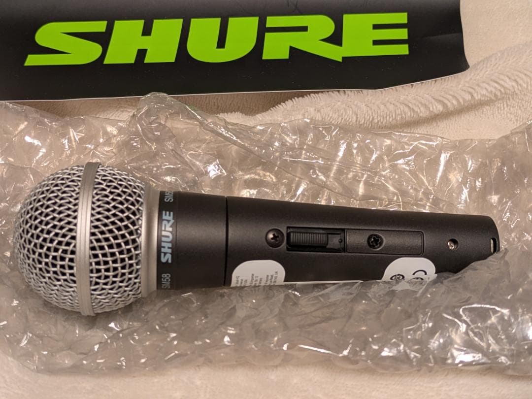 ほぼ新品 SHURE SM58SE ダイナミックマイク スタンド ケーブルセット