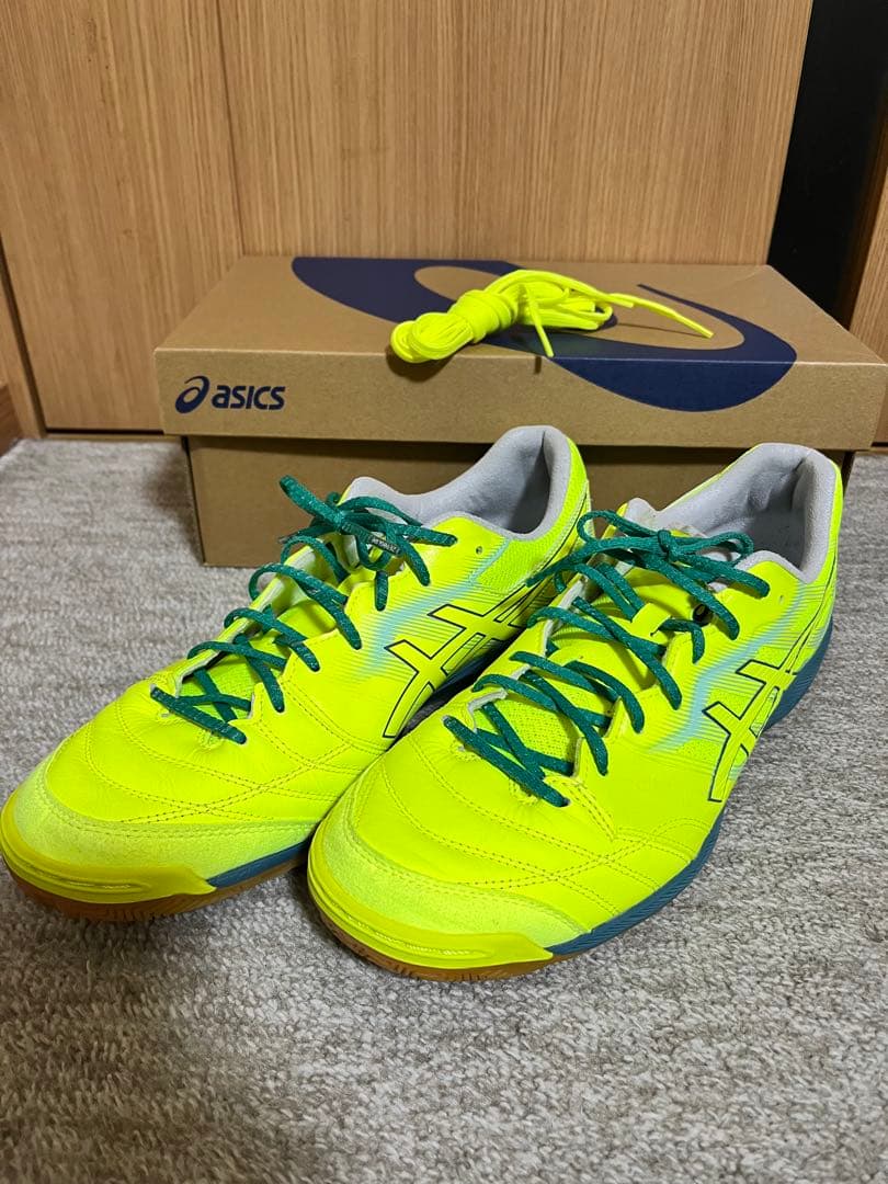 ASICS DISTRAQUE KFF 27.5cm イエロー　デスタッキ